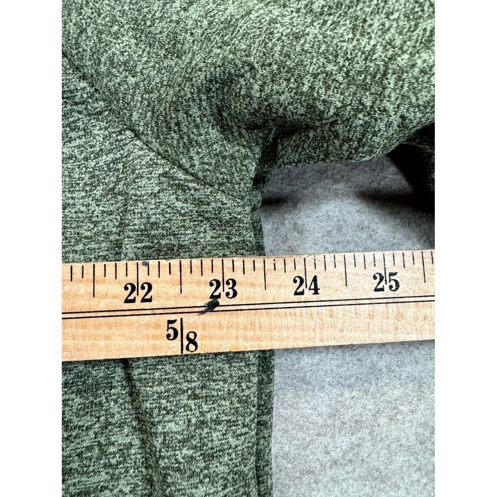 Nike Therma Fit Hoodie Men Large Heather Green Pullover Kangaroo Pockets Sports